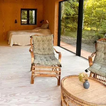 Retro Woodland With Modern Twist Amidst Trees Holiday home Vejby